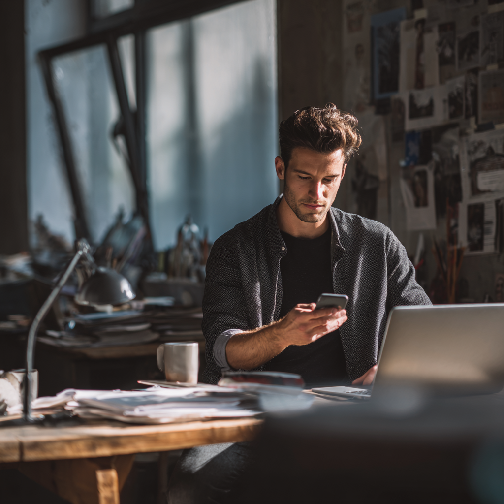 Professional Using MacBook Pro